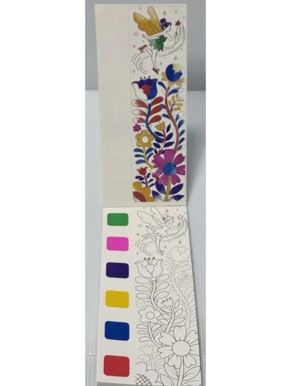 Fairy Tale Dream Kids Watercolor Painting Set with Book Pre-Designed Images -NEW